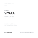 Faro Anteriore Sinistro Suzuki Vitara 2015+ compatibilità veicoli (Suzuki VITARA (2015-2018) · Suzuki VITARA (2018+))