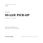 Scheinwerfer Links Toyota Hi-Lux Pick-Up 2011+ compatibilità veicoli (Toyota HI-LUX PICK-UP (2011-2015))