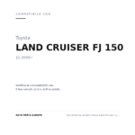 Faro Anteriore Sinistro Toyota Land Cruiser Fj150 2009+ compatibilità veicoli (Toyota LAND CRUISER FJ 150 (2009+))
