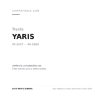 Faro Anteriore Sinistro Toyota Yaris 2017-2019 compatibilità veicoli (Toyota YARIS (2017-2020))