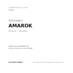 Faro Anteriore Sinistro Volkswagen Amarok 2012+ – C/Motore Modello Valeo Parabola Nera compatibilità veicoli (Volkswagen AMAROK (2012-2016))