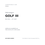 Faro Vorne Sinistro Volkswagen Golf Iii Gti 2 93' – Parabola 91/92 CConnettore Dal compatibilità veicoli (Volkswagen GOLF III (1991-1997))