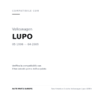 Faro Anteriore Sinistro Volkswagen Lupo 1998+ compatibilità veicoli (Volkswagen LUPO (1998-2005))