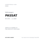 Faro Anteriore Sinistro Volkswagen Passat 2000 compatibilità veicoli (Volkswagen PASSAT (1996-2000))