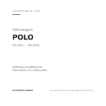 Faro Anteriore Sinistro Volkswagen Polo 2001-2004 – Predisposizione Per Regolazione Elettrica compatibilità veicoli (Volkswagen POLO (2001-2005))