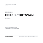 Faro Anteriore Sinistro Volkswagen Sportsvan 2014+ compatibilità veicoli (Volkswagen GOLF SPORTSVAN (2014+))