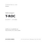 Faro Anteriore Sinistro Volkswagen T-Roc 2017-2020 compatibilità veicoli (Volkswagen T-ROC (2017-2021))