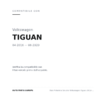 Faro Anteriore Sinistro Volkswagen Tiguan 2016-2019 compatibilità veicoli (Volkswagen TIGUAN (2016-2020))