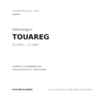 Faro Anteriore Sinistro Volkswagen Touareg 2003-2006 – Xenon C/Motore Elettrico compatibilità veicoli (Volkswagen TOUAREG (2003-2007))