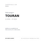 Faro Anteriore Sinistro Volkswagen Touran 2006-2014 compatibilità veicoli (Volkswagen TOURAN (2006-2010))