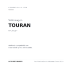 Faro Anteriore Sinistro Volkswagen Touran 2015+ compatibilità veicoli (Volkswagen TOURAN (2015+))