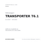 Faro Anteriore Sinistro Volkswagen Transporter 2019+ – T6.1 Con Motore compatibilità veicoli (Volkswagen TRANSPORTER T6.1 (2019-2024))