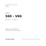 Faro Anteriore Sinistro Volvo 2010-2013 – S60V60 Con Motore Elettrico Incluso compatibilità veicoli (Volvo S60 - V60 (2010-2013))