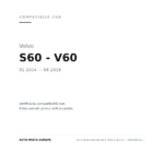 Faro Anteriore Sinistro Volvo 2014+ – S60V60 Con Motore Elettrico Incluso Con Luce Diurna A Led compatibilità veicoli (Volvo S60 - V60 (2014-2018))