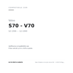 Faro Vorne Sinistro Volvo 96' – S70/V70 Regolazione Elettrico compatibilità veicoli (Volvo S70 - V70 (1996-1999))