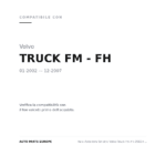 Faro Anteriore Sinistro Volvo Truck Fm-Fh 2002+ – Connettore Ovale compatibilità veicoli (Volvo TRUCK FM - FH (2002-2007))