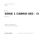 Fendinebbia Destro BMW Serie 1 Cabrio E88 - Coupe' E82 2011+ compatibilità veicoli (Bmw SERIE 1 CABRIO E82 - COUPE' E88 (2011+))