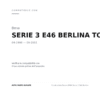 Fendinebbia Destro BMW Serie 3 E46 Berlina compatibilità veicoli (Bmw SERIE 3 E46 BERLINA TOURING (1998-2001))