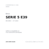 Fendinebbia Destro BMW Serie 5 E39 2001+ compatibilità veicoli (Bmw SERIE 5 E39 (2000-2003))