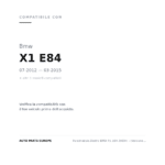 Nebelscheinwerfer Rechts BMW X1 E84 2009+ – Version Bi-Xenon compatibilità veicoli (Bmw X1 E84 (2012-2015) · Bmw X1 E84 (2009-2012))