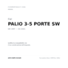 Fendinebbia Destro FIAT Palio 1998+ compatibilità veicoli (Fiat PALIO 3-5 PORTE SW (1997-2001))