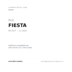Fendinebbia Destro Ford Fiesta 2017+ compatibilità veicoli (Ford FIESTA (2017-2021))