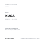 Fendinebbia Destro Ford Kuga 2013-2015 – Adatt Su Versione C/Fari Xenon compatibilità veicoli (Ford KUGA (2013-2016))