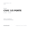 Fendinebbia Destro Honda Civic 2001-2002 compatibilità veicoli (Honda CIVIC 3/5 PORTE (2001-2003))
