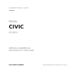 Fendinebbia Destro Honda Civic 2022+ compatibilità veicoli (Honda CIVIC (2022+))