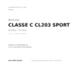 Fendinebbia Destro Mercedes Classe C W203 2000-2002 compatibilità veicoli (Mercedes CLASSE C CL203 SPORT COUPE (2001-2004) · Mercedes CLASSE C W203 (2000-2002))