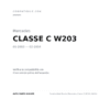Fendinebbia Destro Mercedes Classe C W203 2003+ compatibilità veicoli (Mercedes CLASSE C W203 (2003-2004))
