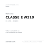 Fendinebbia Destro Mercedes Classe "E" (W210) – 95/99 compatibilità veicoli (Mercedes CLASSE E W210 (1995-1999))