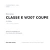 Fendinebbia Destro Mercedes Classe E W212 2009+ – Versione 3 compatibilità veicoli (Mercedes CLASSE E W207 COUPE (2009+) · Mercedes CLASSE E W212 (2009-2012))