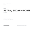 Fendinebbia Destro Opel Astra J 2012+ compatibilità veicoli (Opel ASTRA J SEDAN 4 PORTE (2012+))