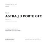 Fendinebbia Destro Opel Meriva B 2014+ compatibilità veicoli (Opel ASTRA J 3 PORTE GTC (2011+) · Opel CROSSLAND X (2017-2020) · Opel INSIGNIA (2013-2016) · Opel MERIVA (2014+))