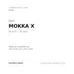 Fendinebbia Destro Opel Mokka X 2016+ compatibilità veicoli (Opel MOKKA X (2016-2020))
