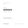 Fendinebbia Destro Toyota Avensis 2006+ compatibilità veicoli (Toyota AVENSIS (2006-2009))