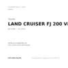 Fendinebbia Destro Toyota Land Cruiser V8 Fj 200 2008-2011 compatibilità veicoli (Toyota LAND CRUISER FJ 200 V8 (2008-2011))