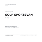 Nebelscheinwerfer Rechts Volkswagen Sportsvan 2014+ compatibilità veicoli (Volkswagen GOLF SPORTSVAN (2014+))