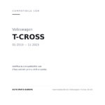 Fendinebbia Destro Volkswagen T-Cross 2019+ compatibilità veicoli (Volkswagen T-CROSS (2019-2023))