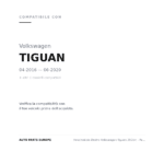 Fendinebbia Destro Volkswagen Tiguan 2016+ - Parabola Cromata compatibilità veicoli (Volkswagen TIGUAN (2016-2020) · Volkswagen TIGUAN ALLSPACE (2017-2020))