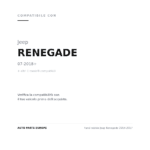 Nebelscheinwerfer Jeep Renegade 2014-2017 compatibilità veicoli (Jeep RENEGADE (2018+) · Jeep RENEGADE (2014-2018))