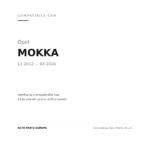 Fendinebbia Opel Mokka 2012+ compatibilità veicoli (Opel MOKKA (2012-2016))