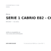 Fendinebbia Sinistro BMW Serie 1 Cabrio E88 - Coupe' E82 2007-2010 compatibilità veicoli (Bmw SERIE 1 CABRIO E82 - COUPE' E88 (2007-2011))