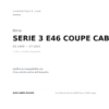 Fendinebbia Sinistro BMW Serie 3 E46 Coupe' compatibilità veicoli (Bmw SERIE 3 E46 COUPE CABRIO (1999-2001) · Bmw SERIE 3 E46 COUPE CABRIO (2001-2003))