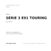Fendinebbia Sinistro BMW Serie 3 E91 Touring 2006+ compatibilità veicoli (Bmw SERIE 3 E91 TOURING (2005+))