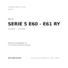 Fendinebbia Sinistro BMW Serie 5 2007+ – Modello E60 Ry H8 compatibilità veicoli (Bmw SERIE 5 E60 - E61 RY (2007-2009))