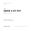 Fendinebbia Sinistro BMW Serie 5 Gt F07 2009+ compatibilità veicoli (Bmw SERIE 5 GT F07 (2009-2013))