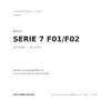 Fendinebbia Sinistro BMW Serie 7 2008+ – F01/F02 compatibilità veicoli (Bmw SERIE 7 F01/F02 (2008-2012))