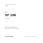 Fendinebbia Sinistro Daf Xf 106 2013+ compatibilità veicoli (Daf XF 106 (2013+))